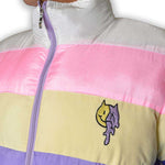 Chamarra jacket color pastel de Tazia